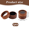 1-Slot Round Wood Ring Storage Boxes CON-HY0001-05B-2
