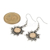 Alloy Resin Dangle Earrings EJEW-JE06370-01-4