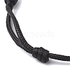 Adjustable Column 304 Stainless Steel & Korean Waxed Polyester Cord Beaded Bracelets for Women Men BJEW-JB10648-4