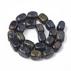 Natural Tige Eye Beads Strands G-S299-74-2