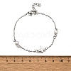 304 Stainless Steel Butterfly Link Bracelets BJEW-C098-01C-P-5