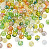 180Pcs 6 Colors Transparent Electroplate Glass Beads EGLA-TA0013-62-3