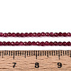 Dyed Natural Ruby Beads Strands G-T143-06-5