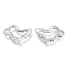 Non-Tarnish 201 Stainless Steel Charms STAS-H143-09P-2