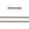 Tarnish Resistant 304 Stainless Steel Cuban Link Chains CHS-K016-03C-P-4