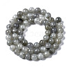 Natural Labradorite Round Beads Strands X-G-S158-6mm-2