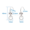 316 Surgical Stainless Steel Earring Hooks STAS-TA0004-01D-7