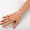 Rose Quartz Bracelets BJEW-JB01391-04-2