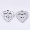 201 Stainless Steel Pendants STAS-N091-13P-2