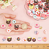 SUNNYCLUE 96Pcs 16 Style Opaque Resin Decoden Cabochons CRES-SC0002-33-3