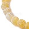 Natural Weathered Agate Beads Stretch Bracelets for Women BJEW-JB11412-05-4