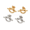 304 Stainless Steel Stud Earrings EJEW-C099-19GP-3