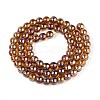 Electroplate Transparent Glass Beads Strands GLAA-T032-T6mm-AB23-2