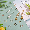 Brass Clip-on Hoop Earring Findings KK-PH0036-23-5