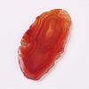 Natural Slice Agate Big Pendants G-K188-06-3