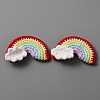 Handicraft Wool Knitting Rainbow Ornament Accessories DIY-WH0304-462B-1