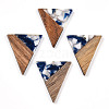 Resin and Walnut Pendants FIND-R051-01C-1