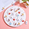 30Pcs 6 Styles Music Theme Opaque Resin Pendants RESI-SZ0001-89-4