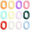 360Pcs 12 Colors Acrylic Linking Rings MACR-CJ0001-40-9