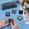 20Pcs Transparent Plastic Loose Diamond Storage Boxes with Sponge Inside CON-CL0001-24-3