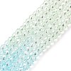 Transparent Glass Beads Strands GLAA-L045-01B-05-2