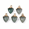 Natural Green Aventurine Pendants G-N326-134-04-2