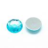 Acrylic Rhinestone Flat Back Cabochons GACR-Q008-8mm-04-2