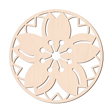 Laser Cut Wooden Wall Sculpture WOOD-WH0105-004