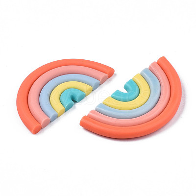 Handmade Polymer Clay Cabochons CLAY-N010-030-06-1