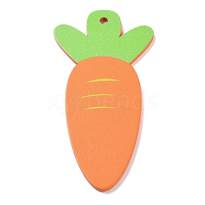 Easter Theme Single Face Printed Wood Pendants WOOD-M010-03E-1
