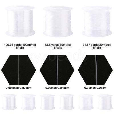 6 Rolls Nylon Wire NWIR-FS0001-04B-1