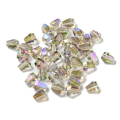 Electroplate Glass Beads EGLA-Z004-03B-1