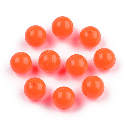 Fluorescent Acrylic Beads X-MACR-R517-8mm-03-1