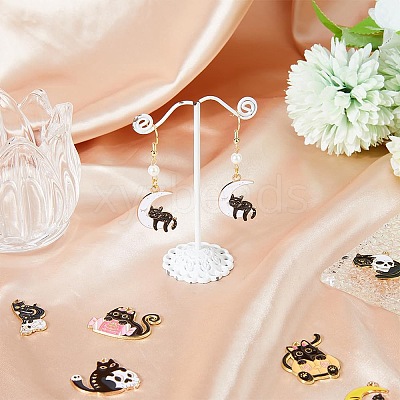 20Pcs 10 Style Alloy Enamel Pendants ENAM-DC0001-68-1