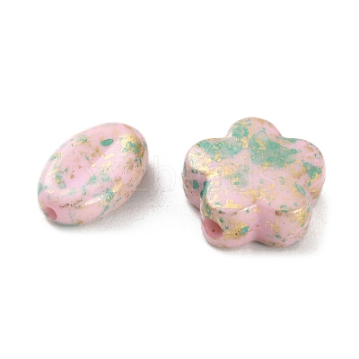 Opaque Acrylic Beads OACR-M015-15C-1