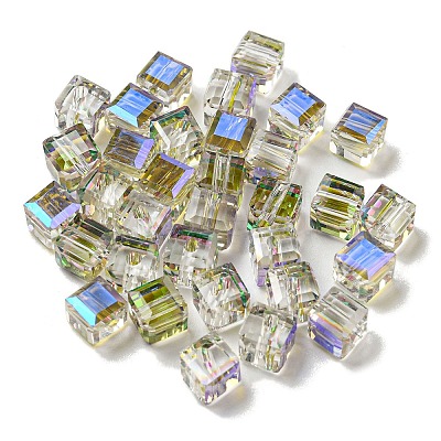 Electroplate Glass Beads EGLA-Z004-04B-05-1