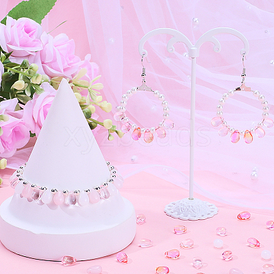 150Pcs 5 Style Glass Charms GLAA-SC0002-16B-1
