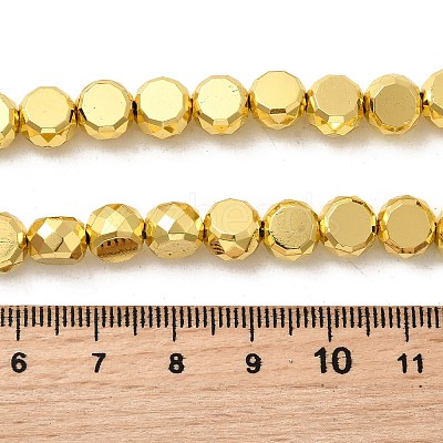 Electroplate Glass Beads Strands EGLA-F166-04B-G-1