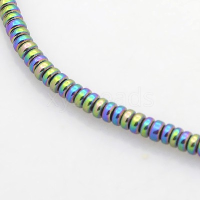 Electroplate Non-magnetic Synthetic Hematite Beads Strands G-J216D-10-1