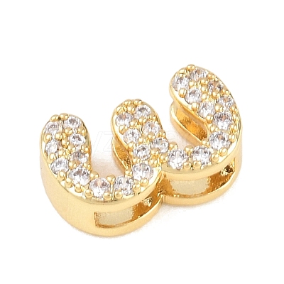 Brass Micro Pave Cubic Zirconia Pendants KK-B167-22G-3-1