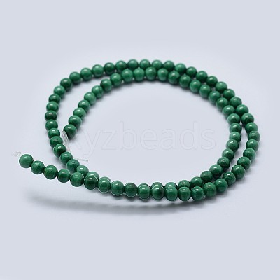 Natural Malachite Beads Strands G-F571-27AB1-5mm-1