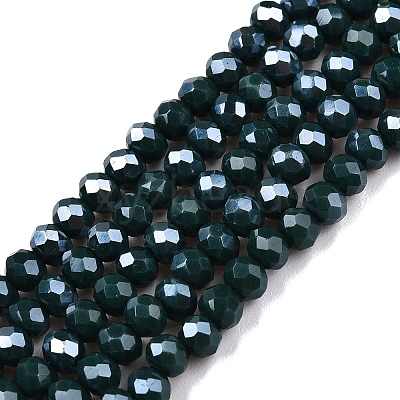 Electroplate Glass Beads Strands EGLA-A044-P3mm-A12-1