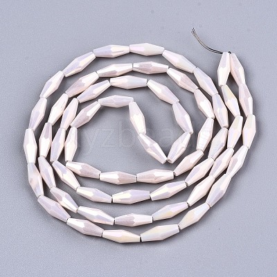 Electroplate Glass Beads Strands EGLA-S194-03A-A01-1