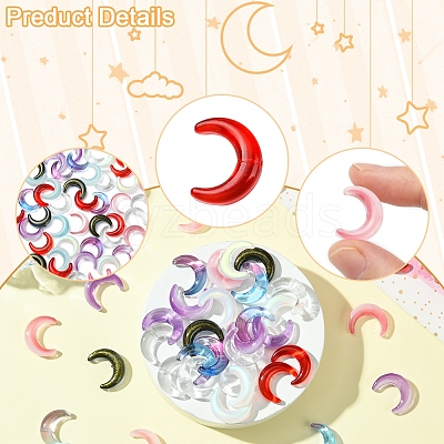 20Pcs Gradient Color Handmade Lampwork Beads LAMP-FS0001-18G-1