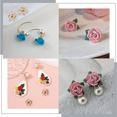 5Pcs 5 Styles Petal Resin Clay Cutters DIY-CP0010-35-1