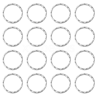 Iron Split Key Rings KK-YW0002-13P-1