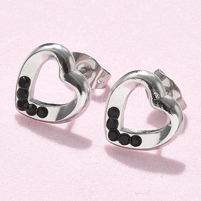 304 Stainless Steel Stud Earrings EJEW-F361-04P-1