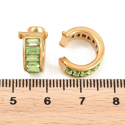 304 Stainless Steel Rhinestone Cuff Earrings for Women EJEW-A161-06G-02-1