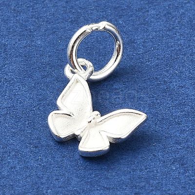 925 Sterling Silver Butterfly Charms STER-M119-14S-1