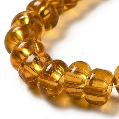Transparent Glass Beads Strands LAMP-G156-20P-1